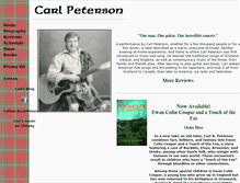 Tablet Screenshot of carl-peterson.com